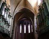 Pipe organs inside the Cathédrale Saint-Sauveur in Aix-en-Provence