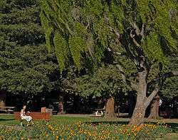 A photograph of the Overfelt Park in San Jose, California.