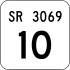 State Route 3069 inventory marker