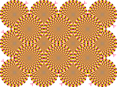 Peripheral drift illusion rotating snakes.svg