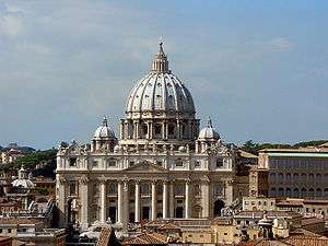 St. Peter's Basilica, burial place of Saint Peter