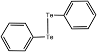 Chemical structure of diphenyl ditelluride
