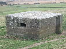 Pillbox at St. Catherine's Chapel