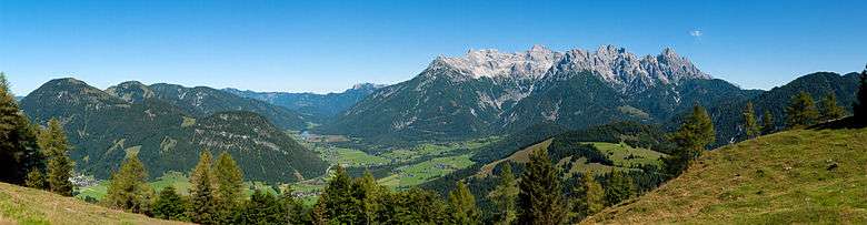 Panorama of the Pillerseetal