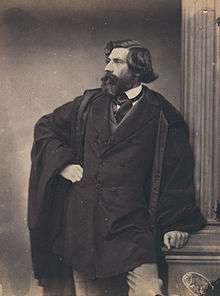 Photograph of Ludwig Lange by Franz Hanfstaengl (late 1850s)