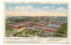 Cheney Brothers Mills, 1920