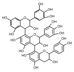 Chemical structure of prodelphinindin C2.
