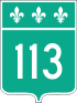 Route 113 shield