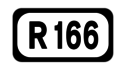 R166 road shield}}