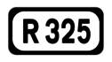 R325 road shield}}