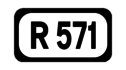 R571 road shield}}