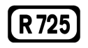 R725 road shield}}