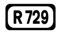 R729 road shield}}