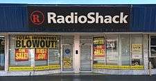Closing sale at Radio Shack in Miami, Florida