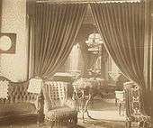 Ramsey House reception room ca. 1884