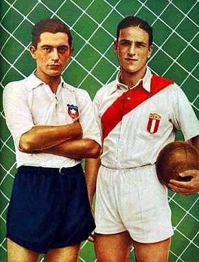 Portrait of two men, dressed in sports attire, looking straight a the viewer