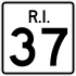 Route 37 marker