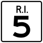 Route 5 marker