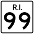 Route 99 marker