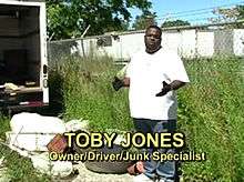 Robert L. Hines as Toby Jones in Jones Big Ass Truck Rental and Storage