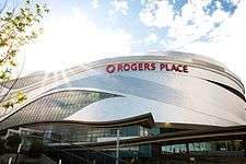 Rogers Place arena.