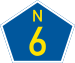 National route N6 shield
