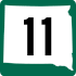 Highway 11 marker