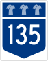 Saskatchewan Highway 135 shield