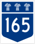 Saskatchewan Highway 165 shield
