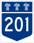 Saskatchewan Highway 201 shield