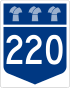 Saskatchewan Highway 220 shield