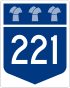 Saskatchewan Highway 221 shield