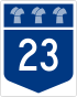 Saskatchewan Highway 23 shield