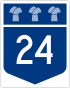 Saskatchewan Highway 24 shield