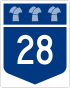 Saskatchewan Highway 28 shield