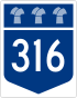 Saskatchewan Highway 316 shield