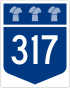 Saskatchewan Highway 317 shield