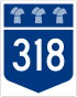 Saskatchewan Highway 318 shield
