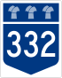 Saskatchewan Highway 332 shield