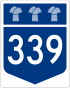 Saskatchewan Highway 339 shield