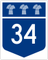Saskatchewan Highway 34 shield