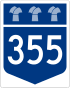 Saskatchewan Highway 355 shield
