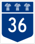 Saskatchewan Highway 36 shield