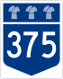 Saskatchewan Highway 375 shield