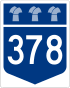 Saskatchewan Highway 378 shield