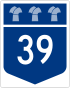 Saskatchewan Highway 39 shield
