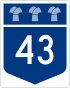 Saskatchewan Highway 43 shield