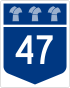 Saskatchewan Highway 47 shield