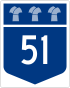 Saskatchewan Highway 51 shield