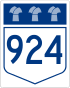 Saskatchewan Highway 924 shield